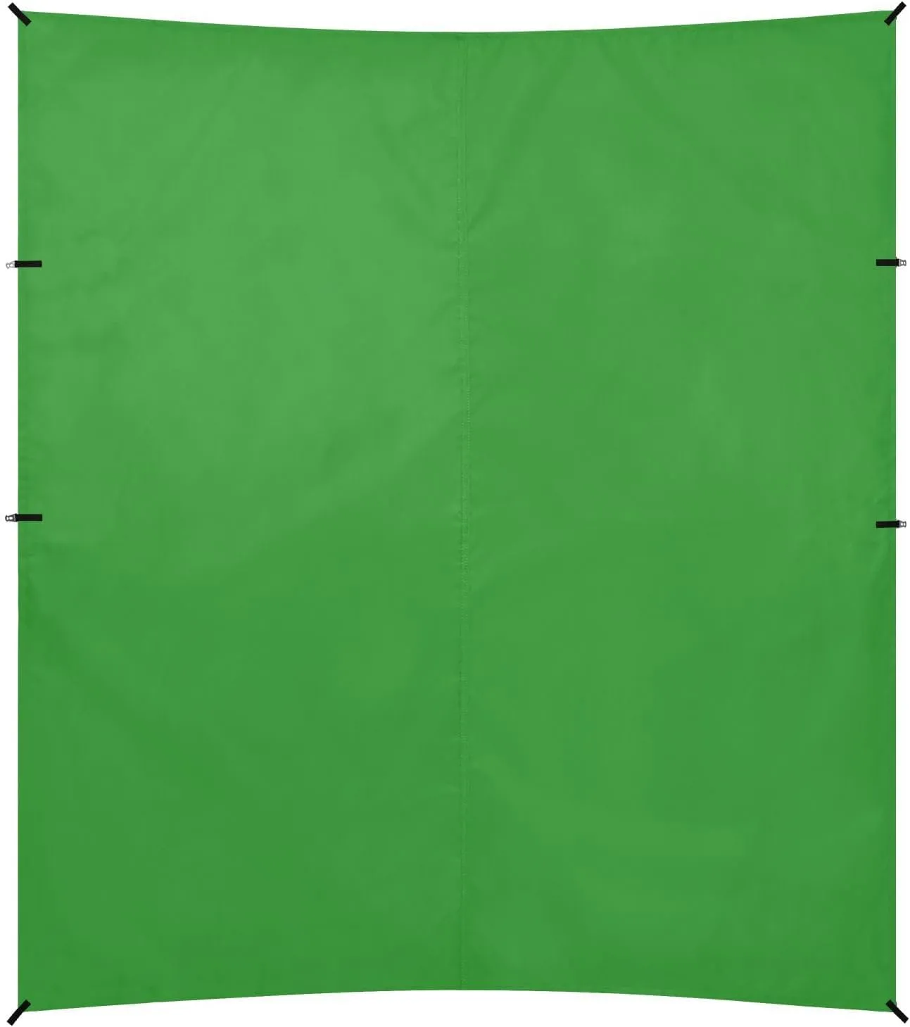 Woods Green Solid Color Pure Plain Foldable Beach Cabana UPF50  Waterproof Large Portable Sun Shelter with Sandbags and Shovel for Camping, Picnics, Backyard