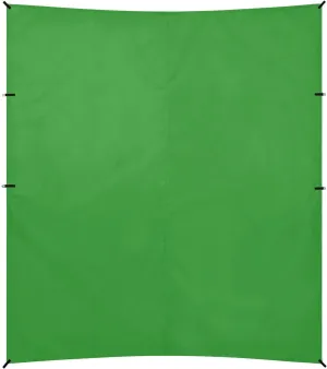 Woods Green Solid Color Pure Plain Foldable Beach Cabana UPF50  Waterproof Large Portable Sun Shelter with Sandbags and Shovel for Camping, Picnics, Backyard