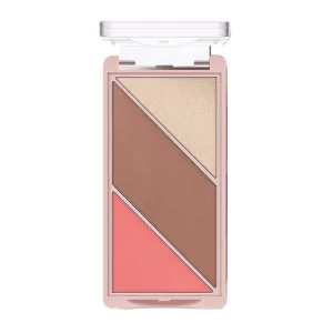 Xaena Eyeshadow,3 Colors Eyeshadow Palette Matte Shimmer Glitter Ultra Pigmented Long Lasting Makeup Eye Shadow Powder Waterproof Eye Shadow Palette Cosmetics Makeup Kit Christmas party essentials (D)