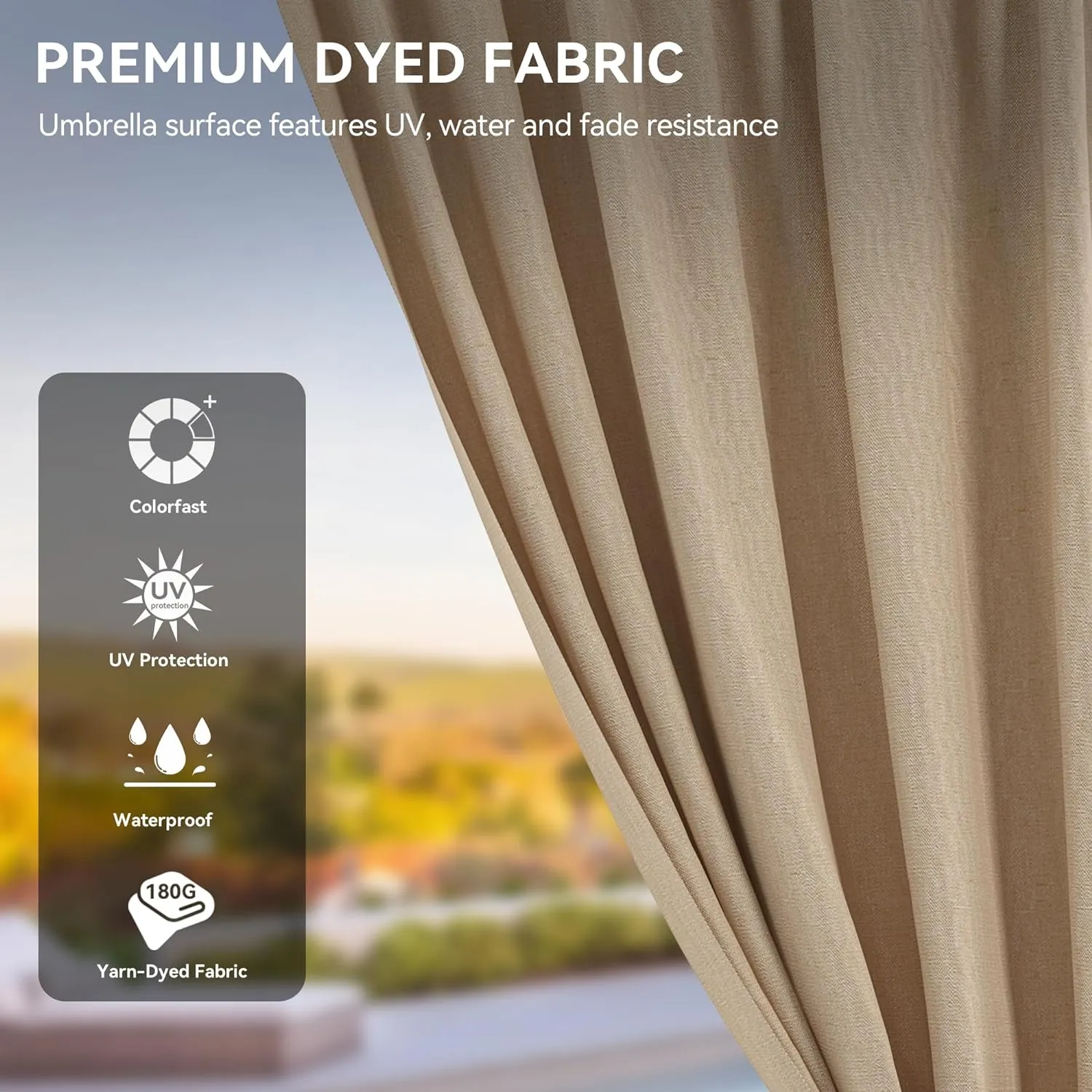 YITAHOME 12X20FT Hard Top Metal Gazebo Patios Double Roof Canopy Aluminum Frame Garden Gzebo Tent Curtains Netting for Patios Backyards Decks Lawns Brown